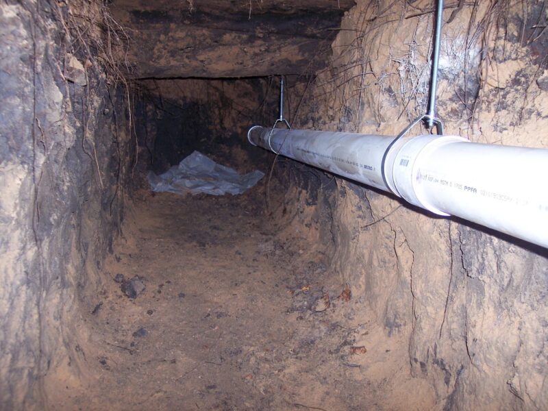 Under Foundation Sewer Replacement Version Two